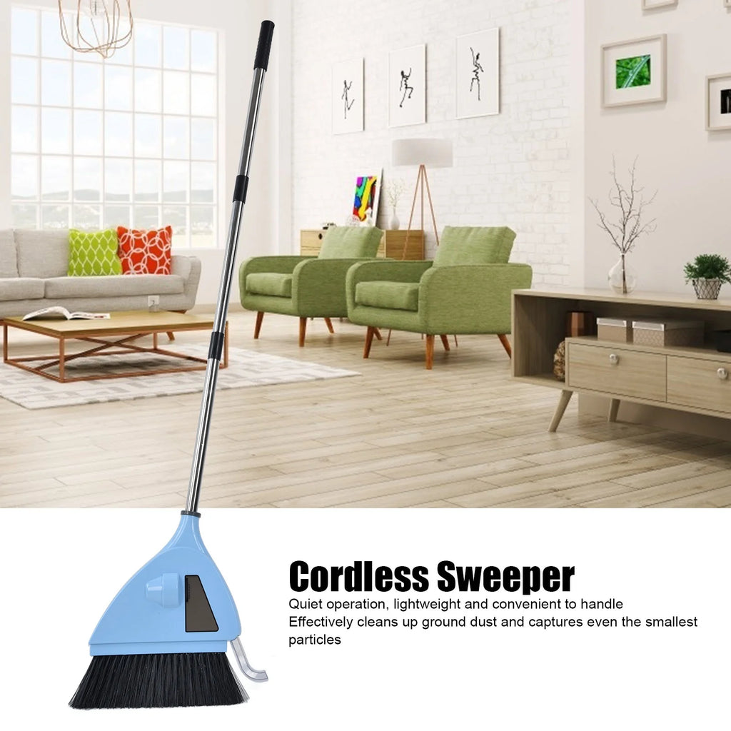 2-in-1 Vacuum Broom: Cordless, USB charging, for quick cleanups anywhere! 🏠✨