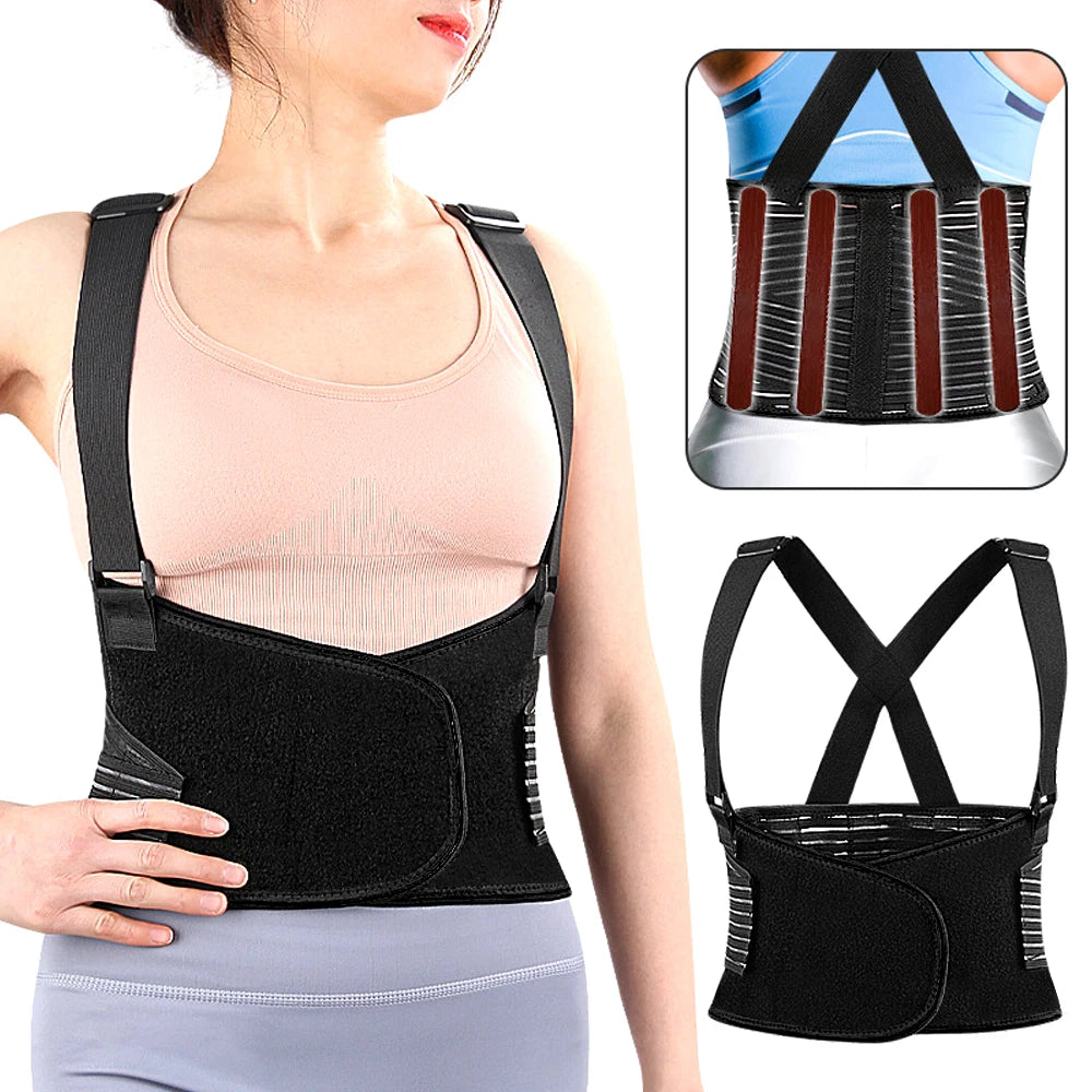 Back Brace Lower Lumbar Support for Heavy Lifting