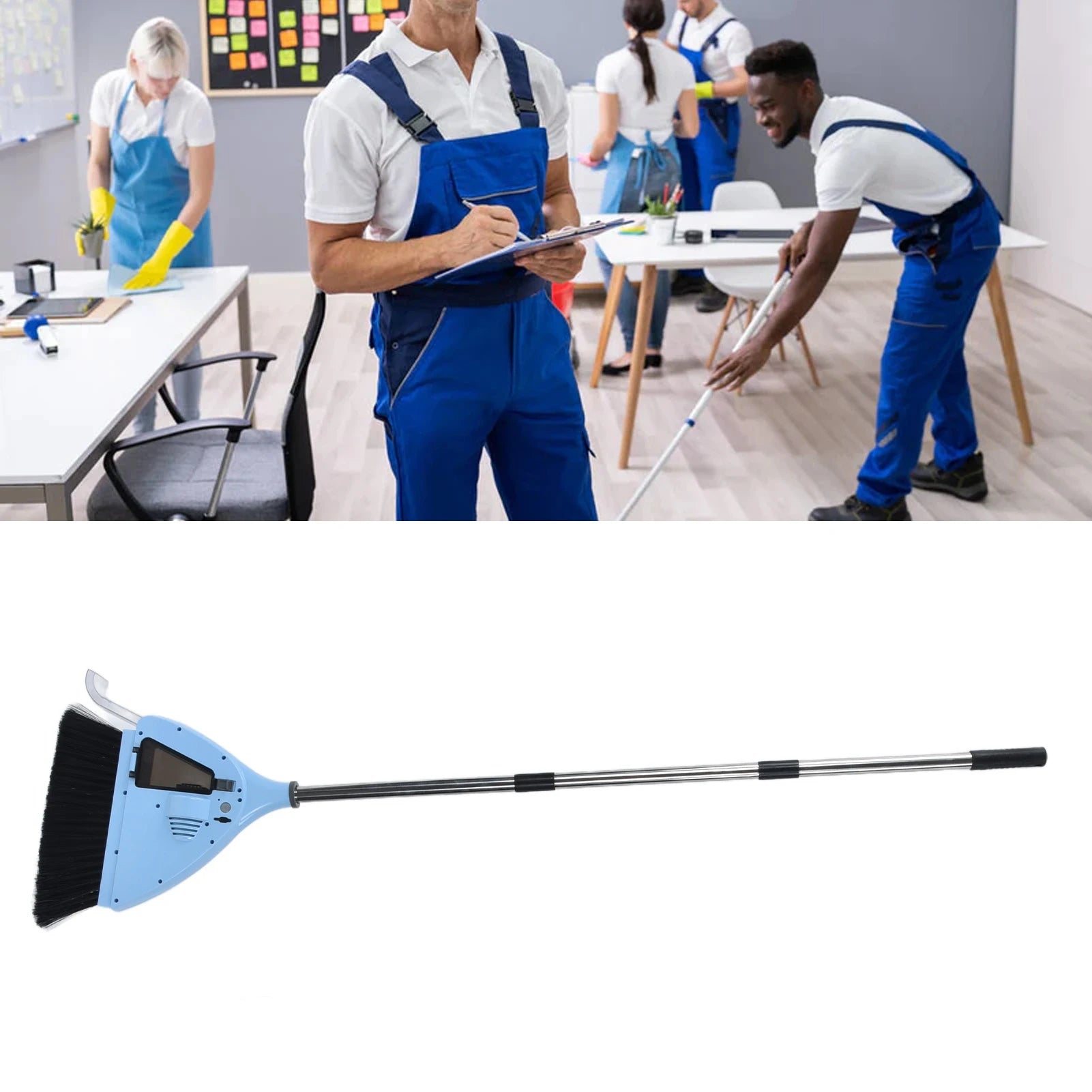 2-in-1 Vacuum Broom: Cordless, USB charging, for quick cleanups anywhere! 🏠✨