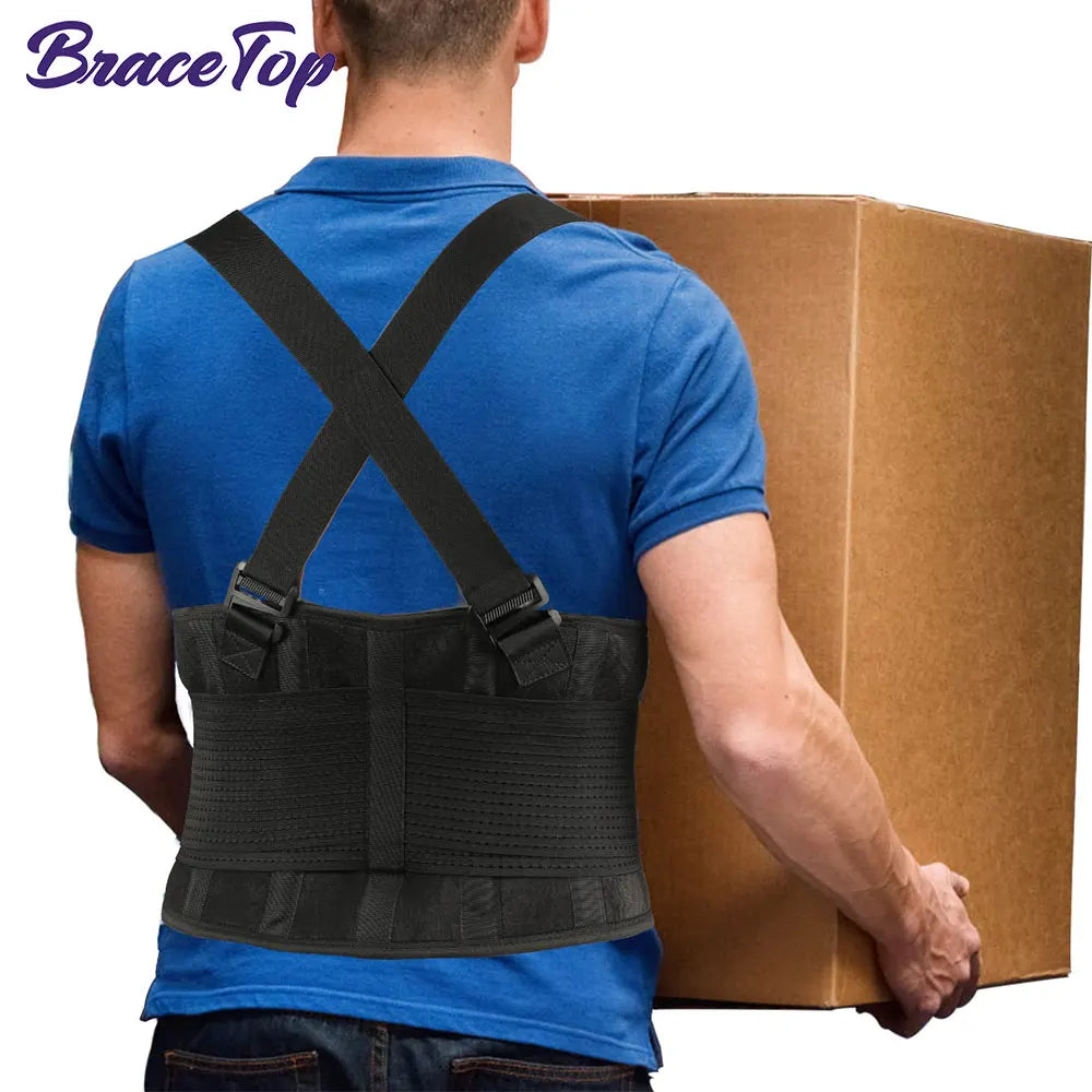 Back Brace Lower Lumbar Support for Heavy Lifting