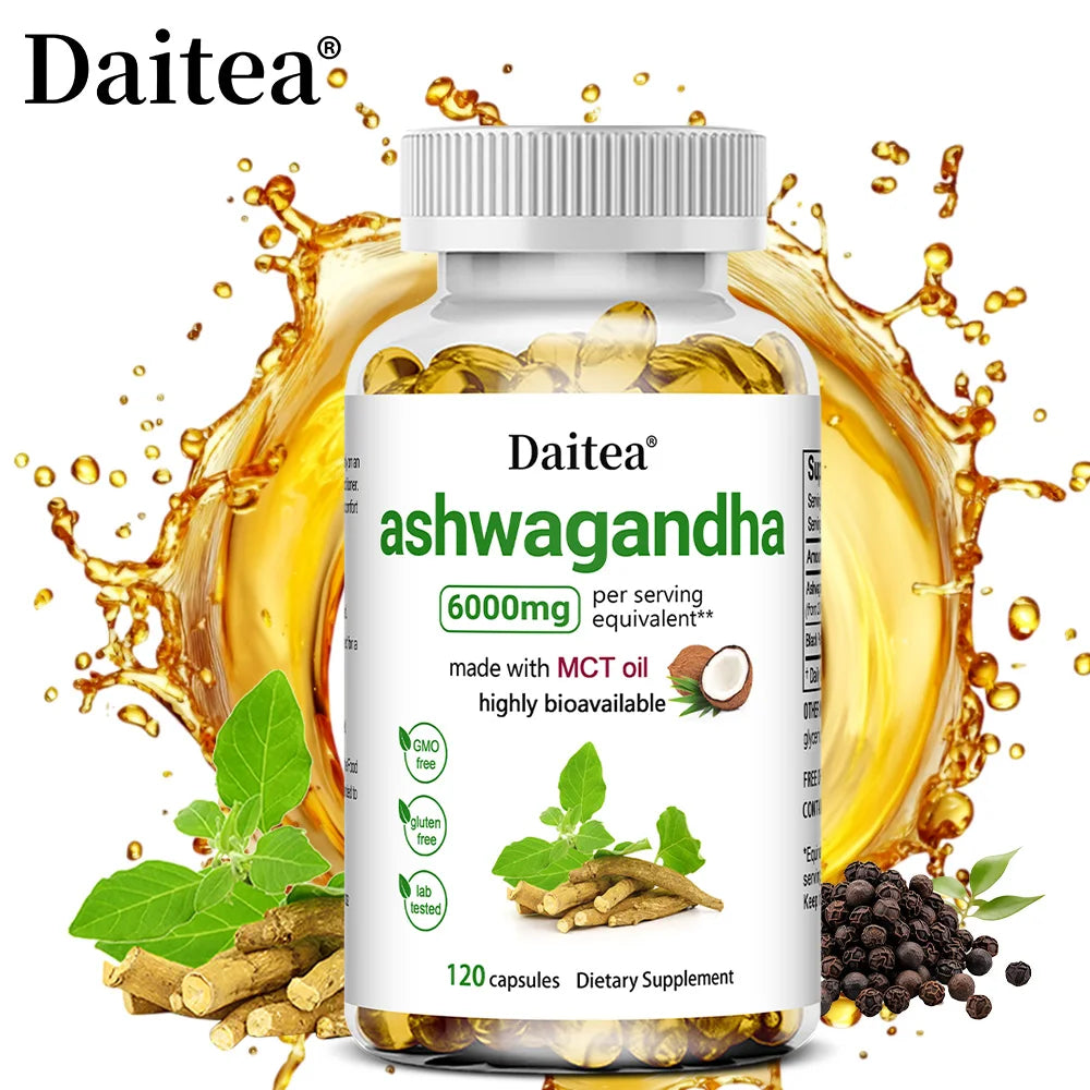 Ashwagandha Root Extract Capsules 6000mg