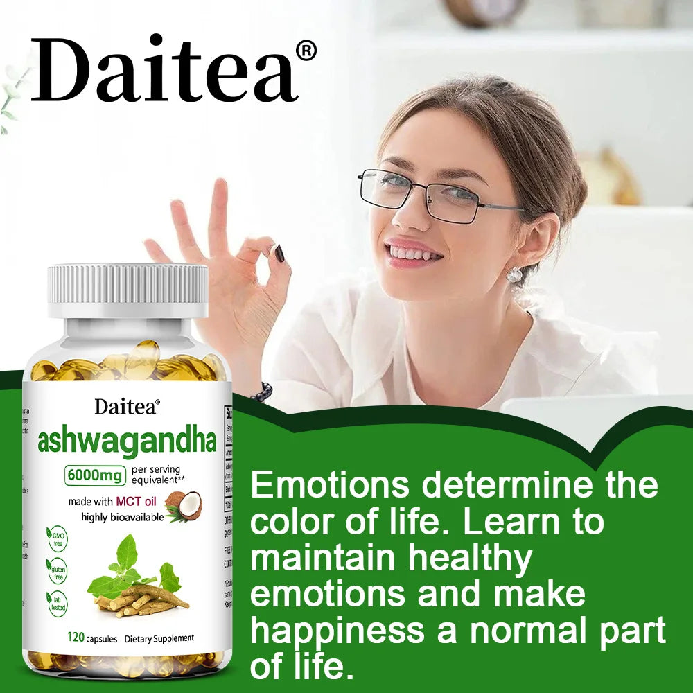 Ashwagandha Root Extract Capsules 6000mg