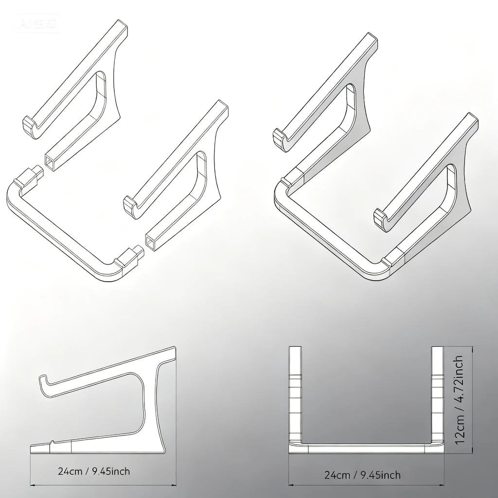 A Laptop Stand That Elevates for Better Cooling