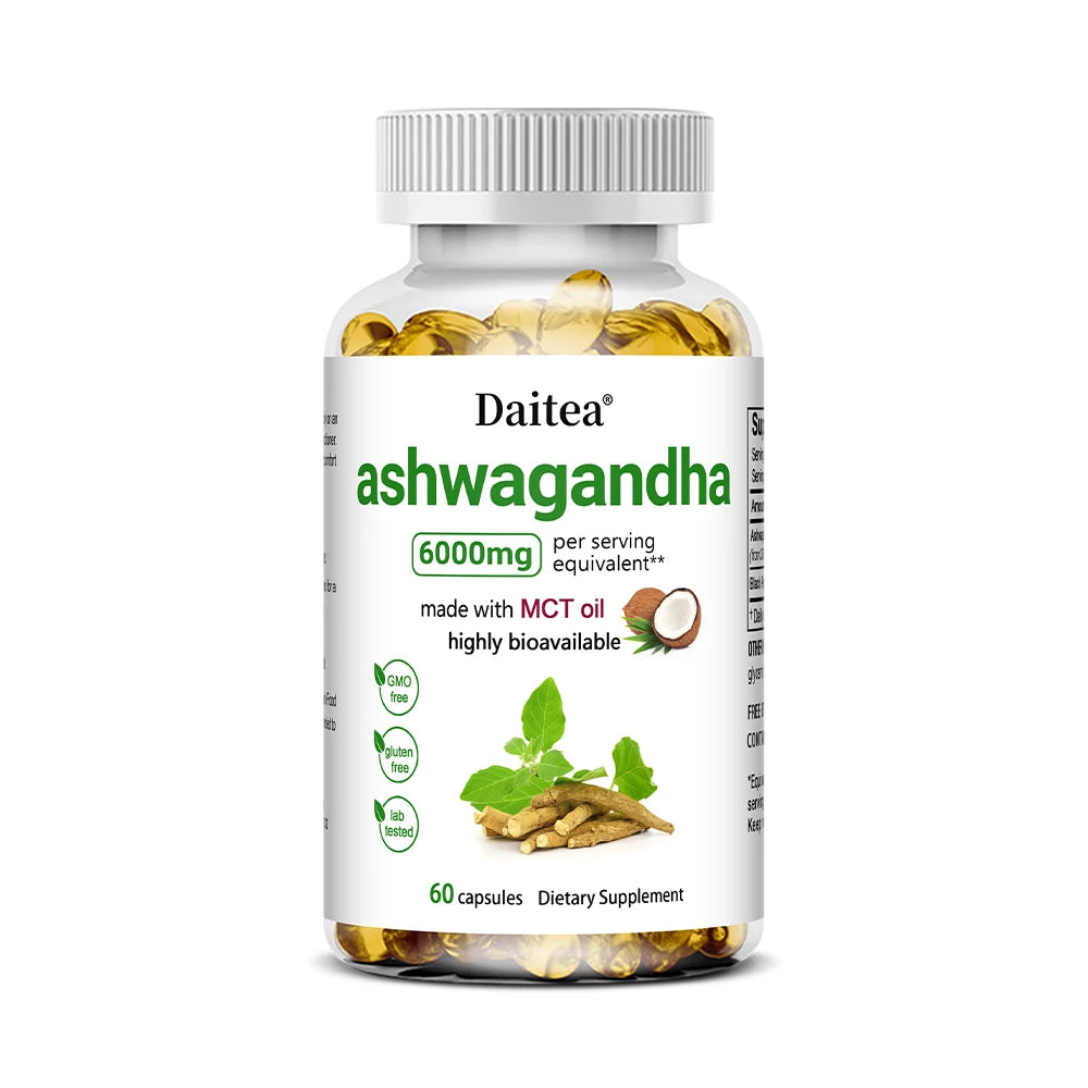Ashwagandha Root Extract Capsules 6000mg