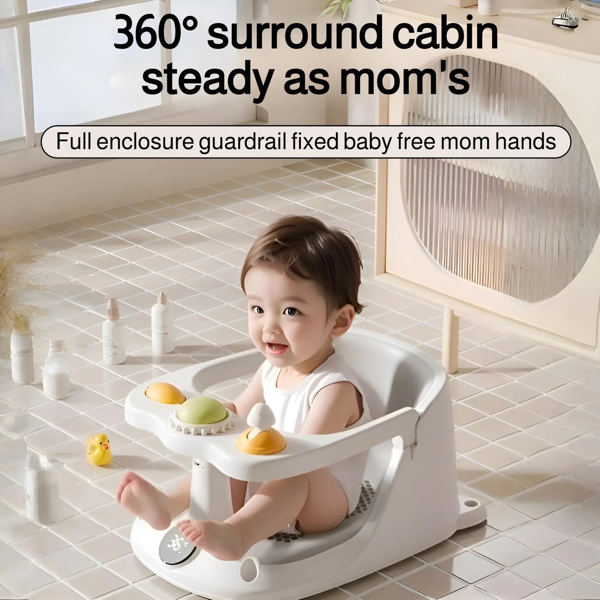 Baby Bath Seat for Babies 6 Months & Up - Bathtub Seats