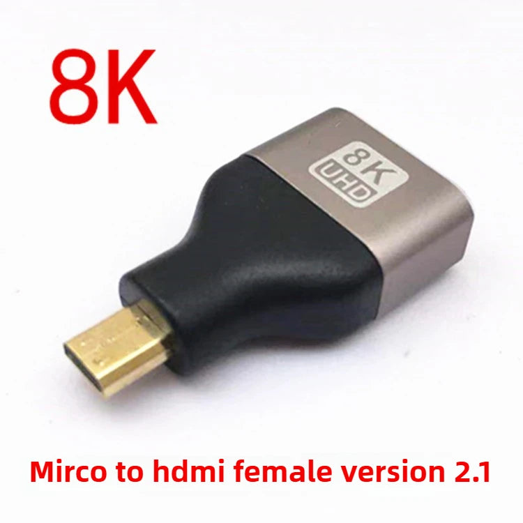 HDMI Adapter Mini/Micro to HDMI 8K