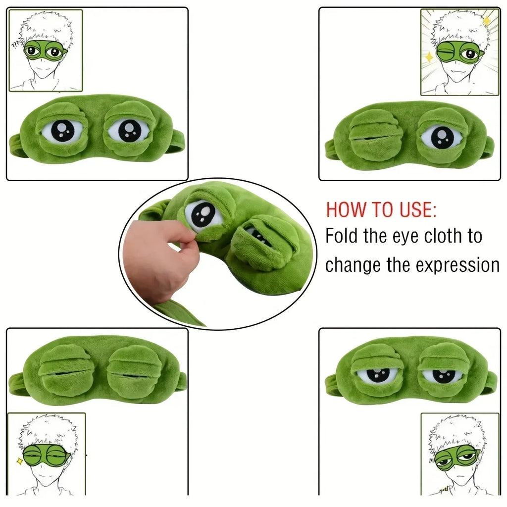3D Frog Sleep Mask