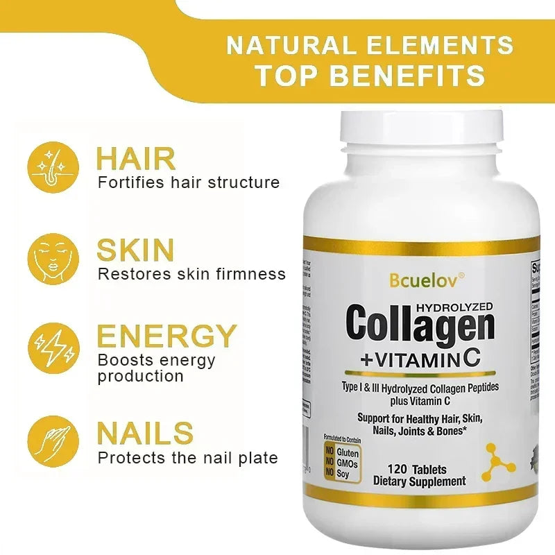 Hydrolyzed Collagen Peptides + Vitamin C