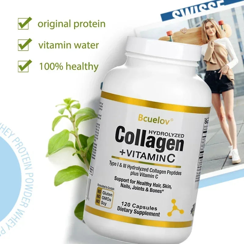 Hydrolyzed Collagen Peptides + Vitamin C