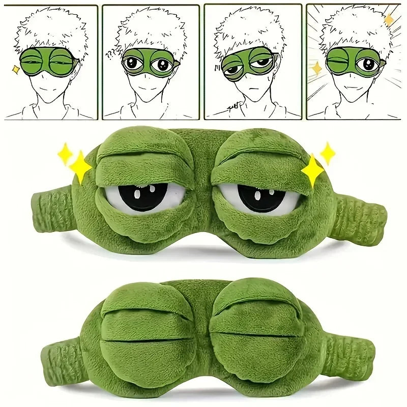 3D Frog Sleep Mask