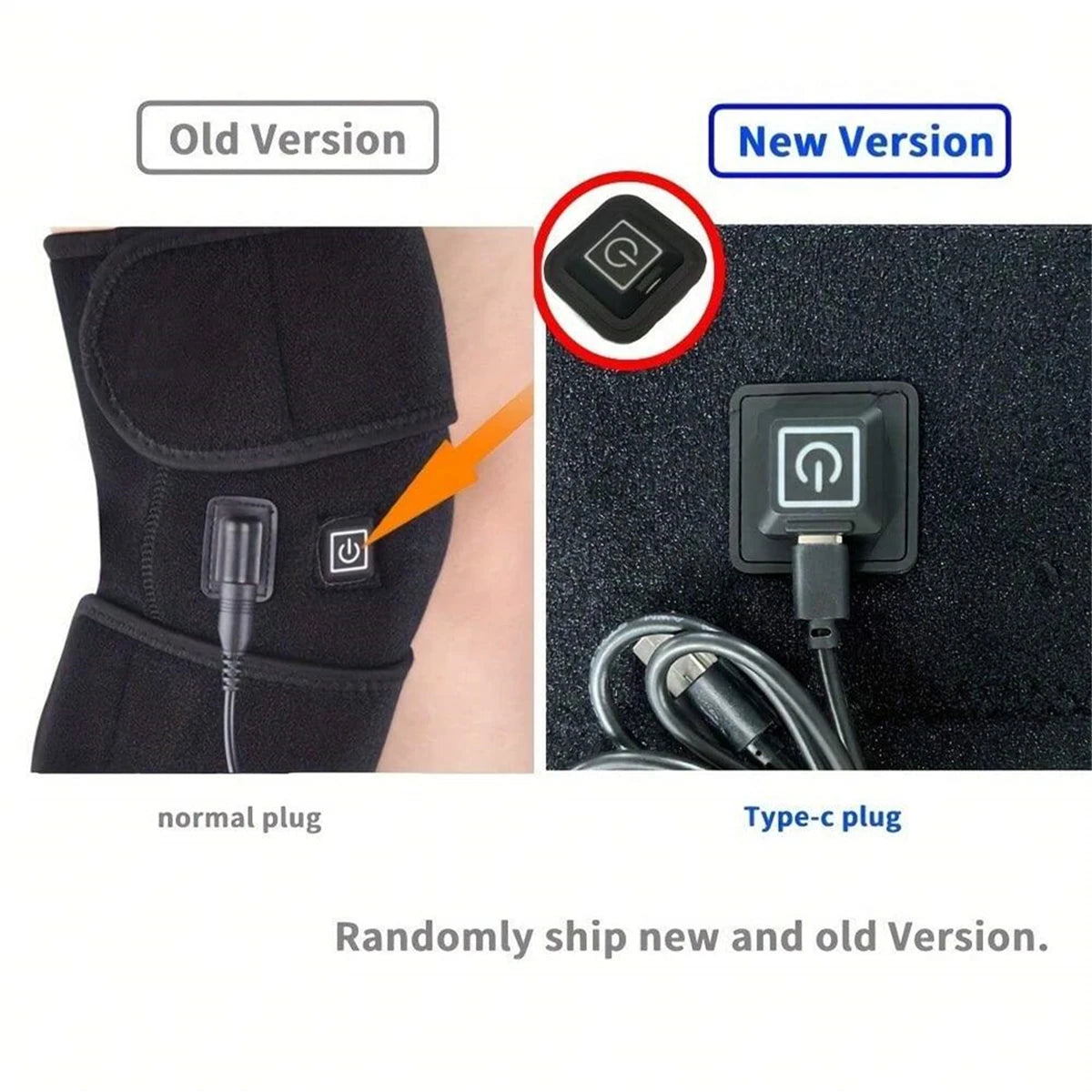 Heated And Vibrating Knee Massage