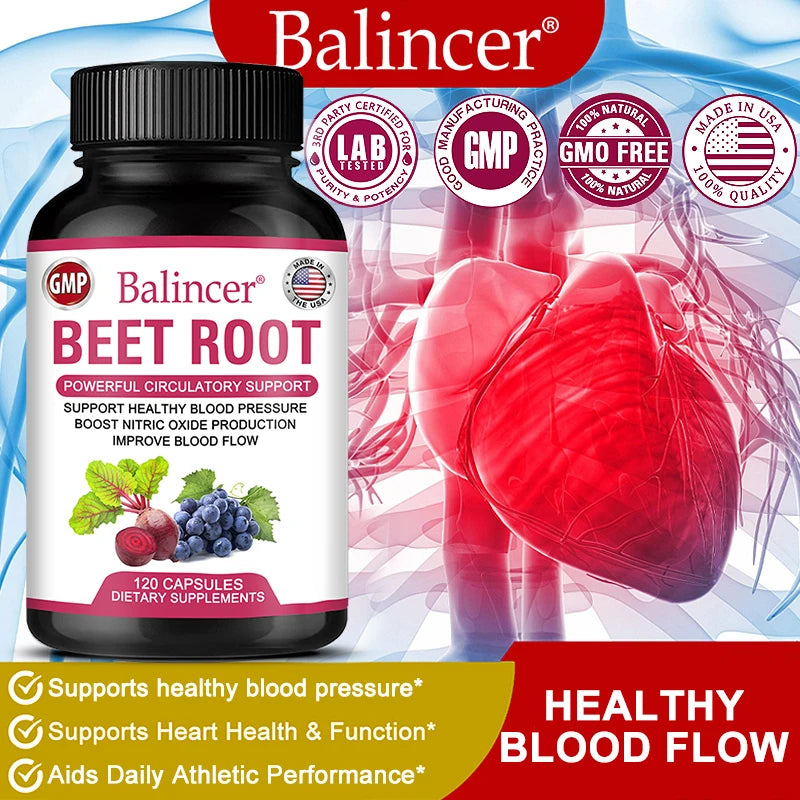 Beetroot - Supports heart and blood vessel health
