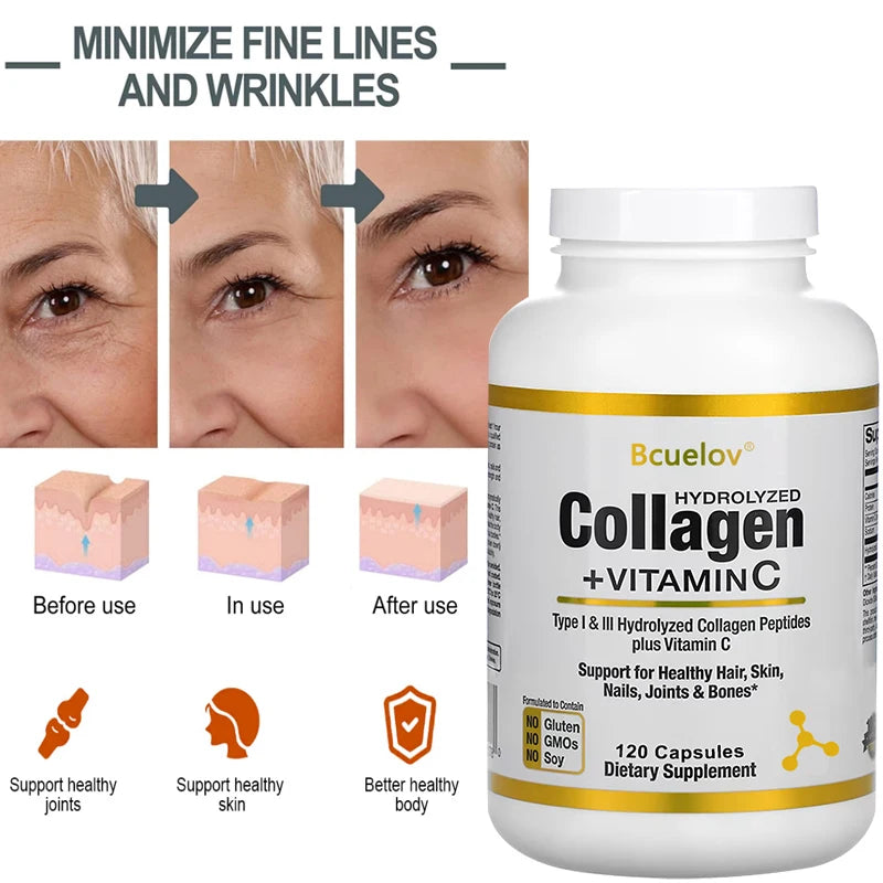 Hydrolyzed Collagen Peptides + Vitamin C