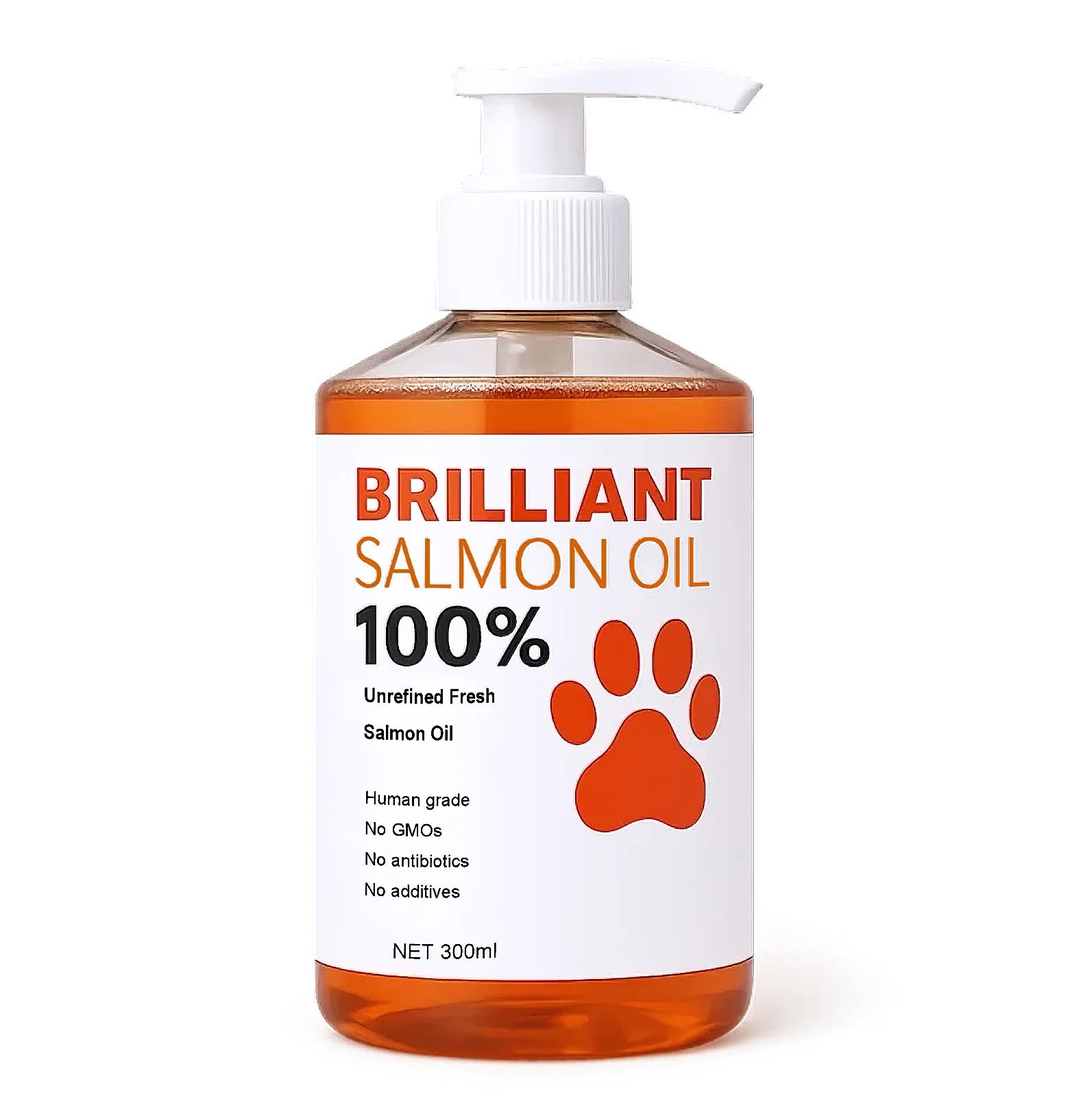Human Grade Salmon Oil for Dogs&Cats