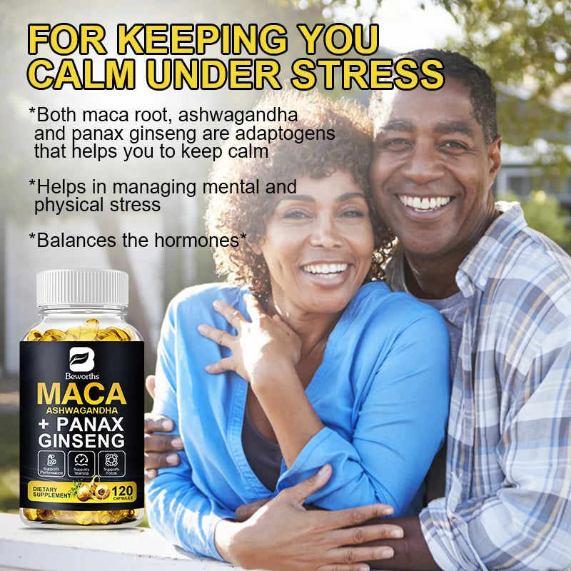BEWORTHS Best Maca Capsules for Men Health