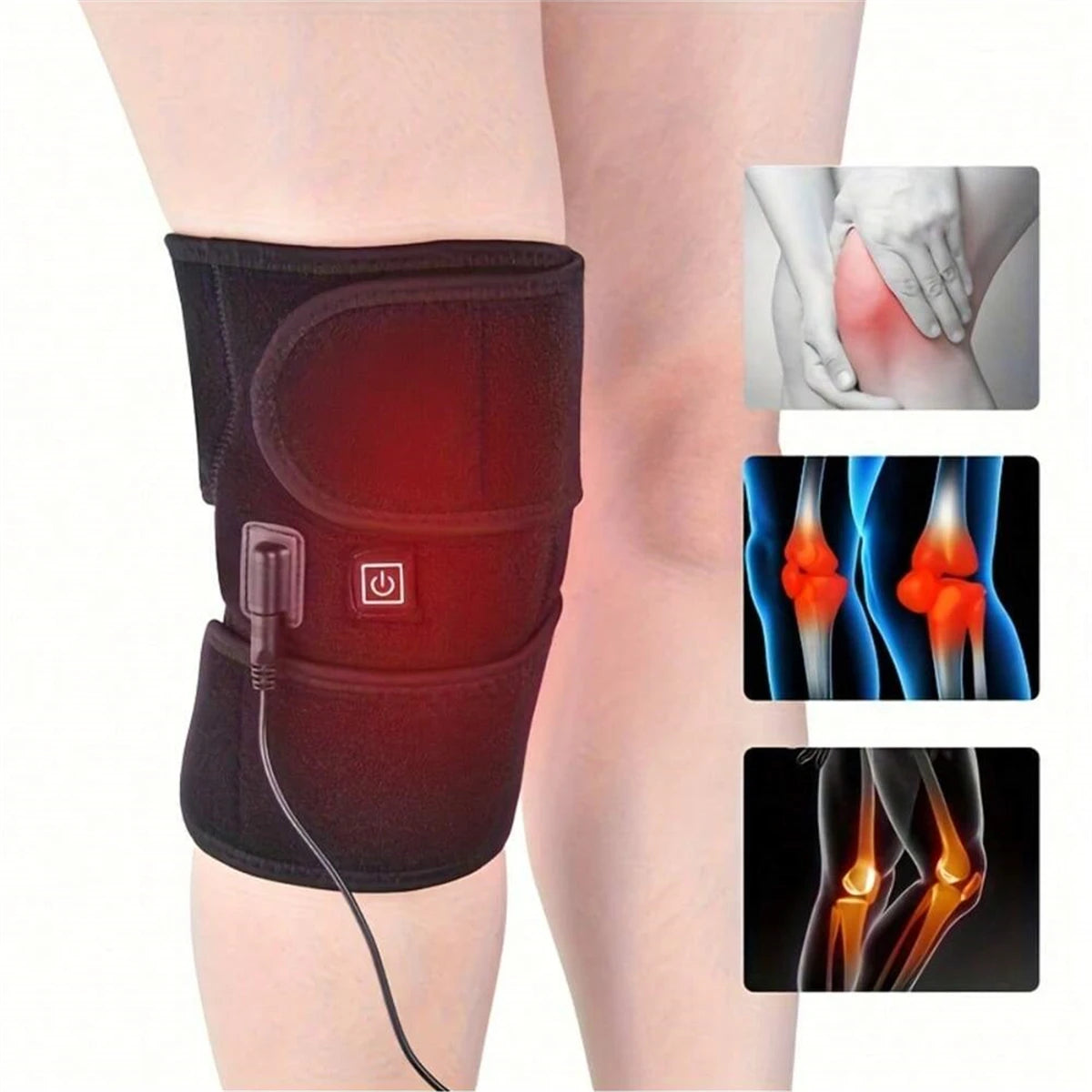 Heated And Vibrating Knee Massage