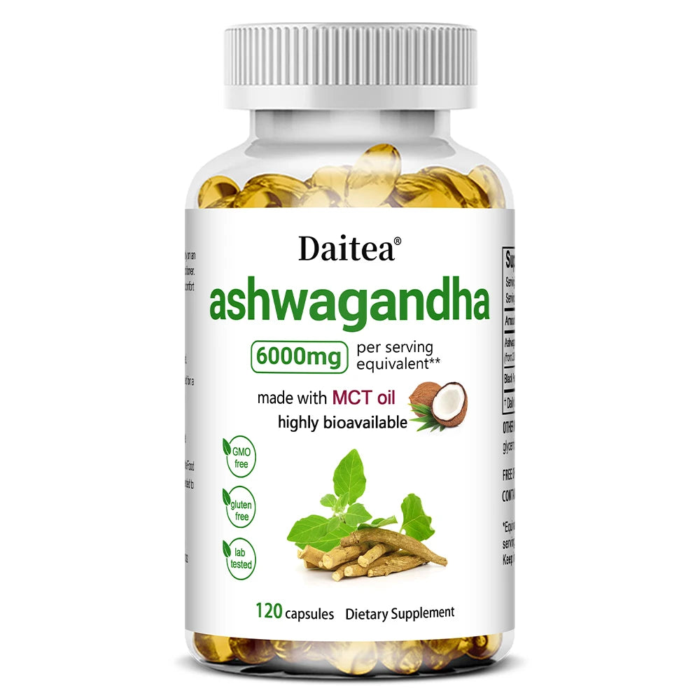 Ashwagandha Root Extract Capsules 6000mg