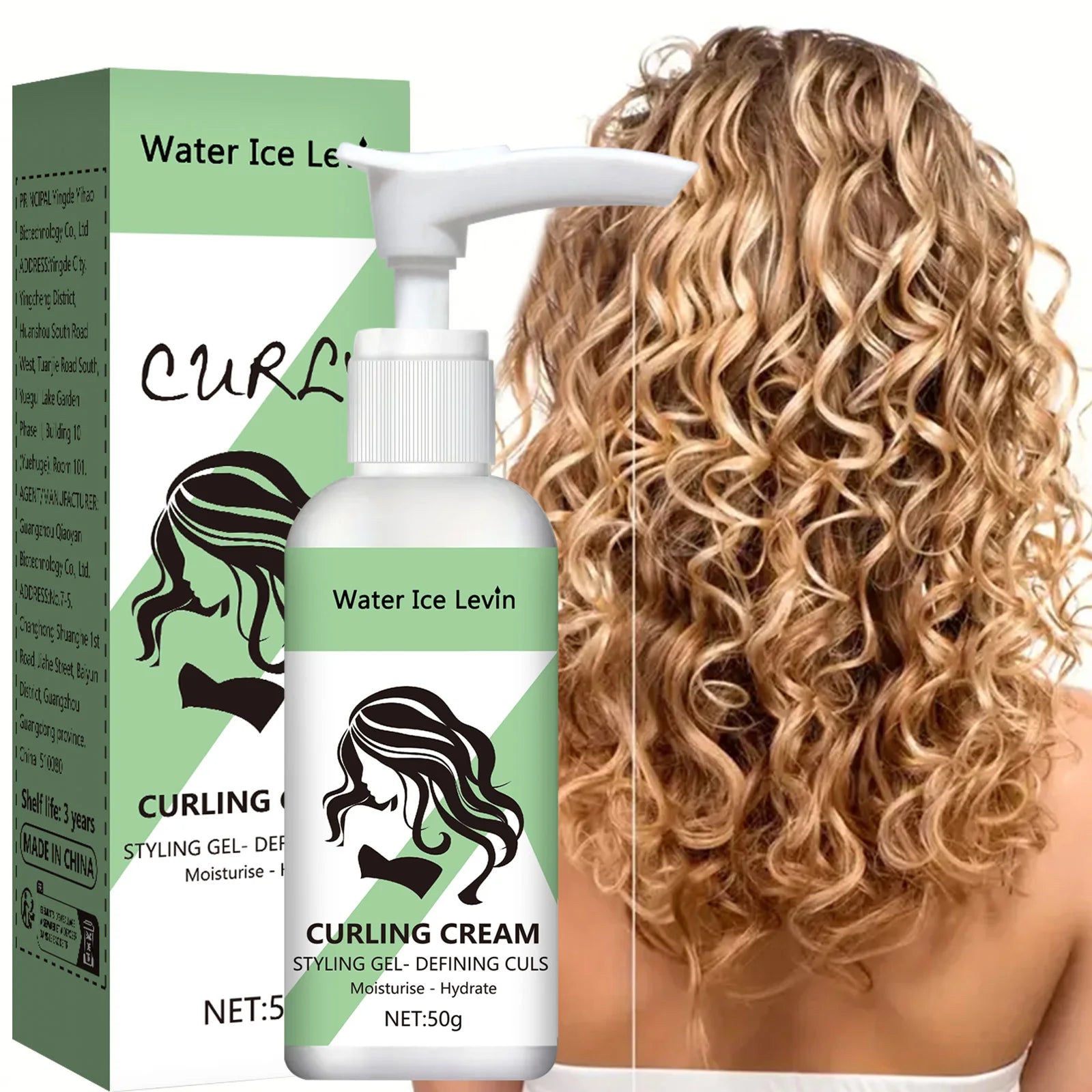 Curly hair Styling cream